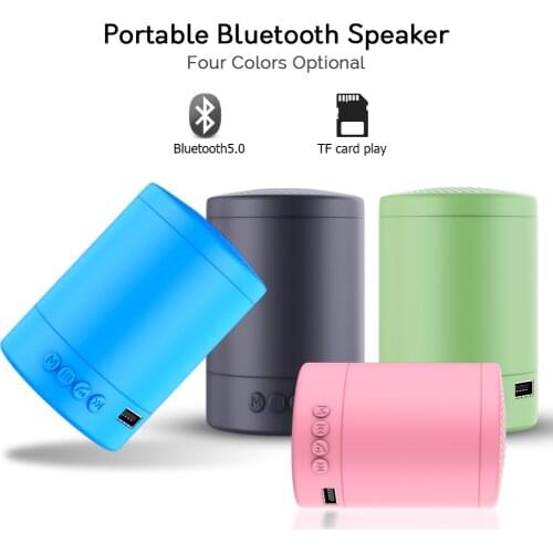 Portable Bluetooth Speakers Outdoor Subwoofer Column Speaker Box Support USB TF Waterproof Tweeter