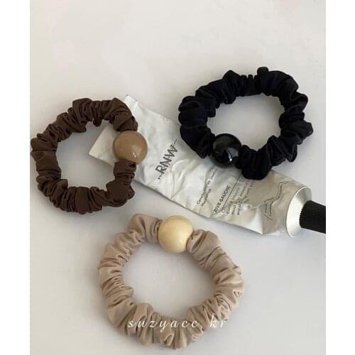 Korean simple ins small ball hair ring net red 2021 new style hair rubber band, no trace, no damage to the hair rope