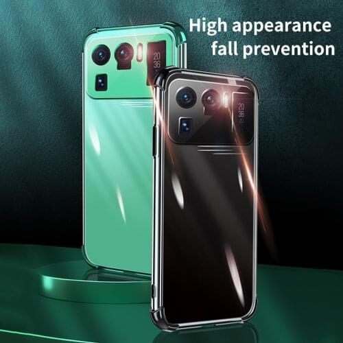 Luxury Shockproof Carmera Lens Protection Soft Plating Electroplated Cellphone Case For Xiaomi Mi 11 10 Pro Lite Cover Funda Bag