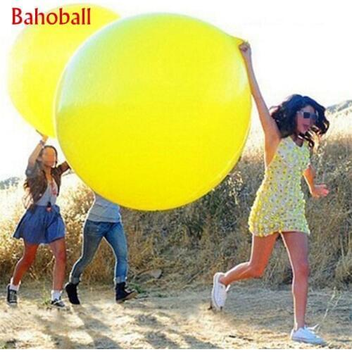 1pcs 36 Inch 90cm Big Clear Balloons Latex Helium Balloons Wedding Decoration Inflatable Air Balls Happy Birthday Party Supplies