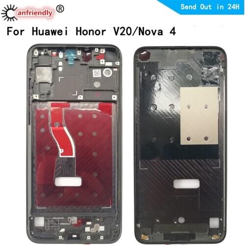Middle Frame for Honor V20 View20 VCE-L22 AL00 TL00 Middle Frame For Huawei Nova 4 Nova4 Housing Cover replacement middle frame
