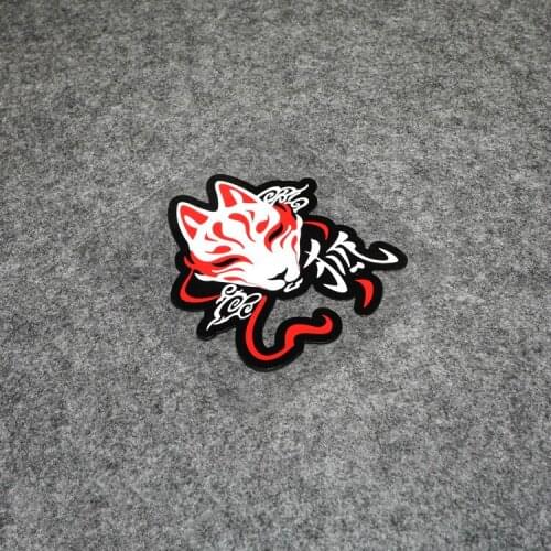 NO.S367 GalonDeco High Quality Cartoon Fairy Fox Japanese Modified Cars Must Buy Cool Reflective Car Stickers