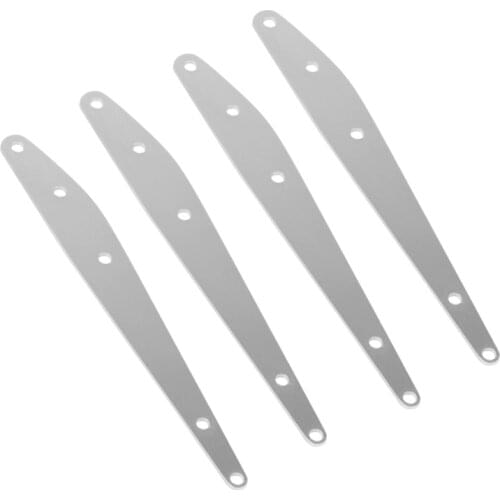 Stainless Steel Rear Lower Suspension Arm Guard Plate Link Rod Protector for AXIAL RBX10 Ryft RC Crawler Upgrade Parts