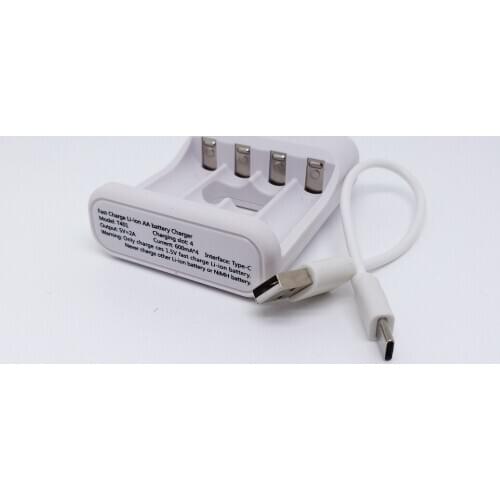 1PCS USB AA lithium charger 1.5V 3000MW ha Ali-polymer in -ion polymer lithium rechargeable battery