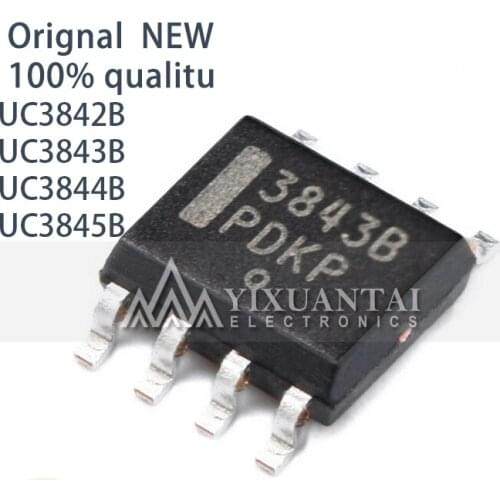 10Pcs/a lot SOP-8 UC3842BD1013TR UC3842B UC3843B UC3844B UC3845B UC3842 UC3843 UC3844 UC3845 3842 3843 3844 3845 SOIC-8