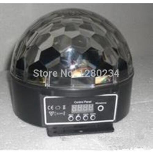 12pcs/lot china wholesale led disco light 6pcs*1w RGBWPY led mini ball Crystal Magic Ball