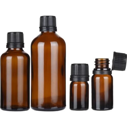 5ml 10ml 15ml 30ml 50ml Empty Amber Brown Glass Euro Dropper Bottles Essential Oil Liquid Aromatherapy Pipette Vials Containers