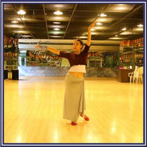 7Years Old Lil Girl Modal Rayon Cotton Tribal Belly Dance Skirt HHT13