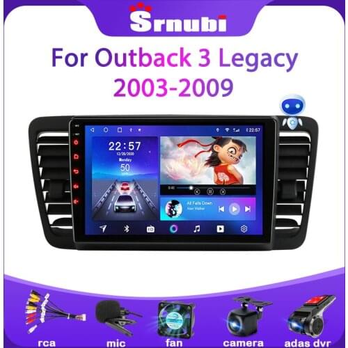 Srnubi Android Car Radio Multimedia Video Player Navigation GPS For Subaru Outback 3 Legacy 4 2003 - 2009 GPS Navigation IPS DVD