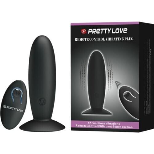 PRETTY LOVE Wireless remote control Anal vibrator plug Prostate massager Anal sex toys Vibration Plug 10 Mode Silicone Butt Plug