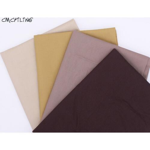 CMCYILING Brown Fabrics Flesh color Diy Doll Skin Cotton Fabric For Patchwork Sewing Dress Home Textile Woven Telas Tecido