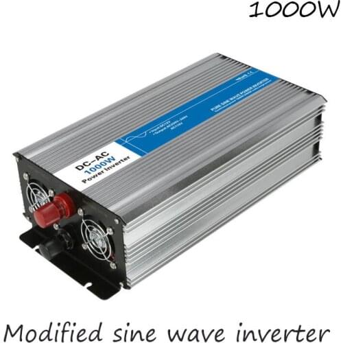 DC-AC 1000W Modified Sine Wave Inverter 12V To 220V Frequency Converter Voltage Electric Power Supply Digital Display USB China