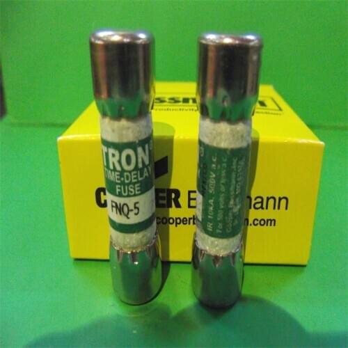 FNQ-5 United States BUSSMANN Boshi Man 10X38 fuse / fuse delay 500V 5A Authentic