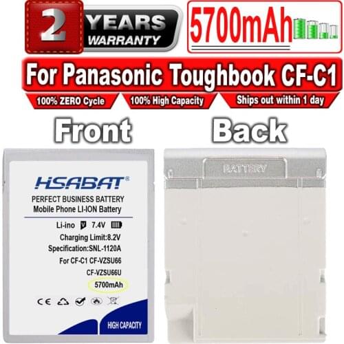 HSABAT CF-VZSU66U Battery for Panasonic Toughbook CF-C1 CF-VZSU66 CF-VZSU66U CF-VZSU66R CF-C1BWFAZ1M CF-C1MDB21 CF-C1AT01GGE