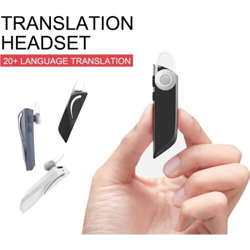 In ear Bluetooth5.0 wireless stereo translation earphone with microphone Support 20+ national language translation dialogue