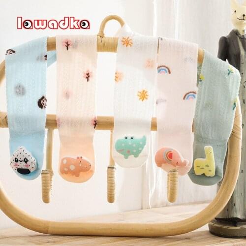 Lawadka 2021 Summer Mesh Newborn Baby Girls Boys Socks Fashion Cartoon Thin Socks for Girls Infant Clothes Accessories 0-3Years