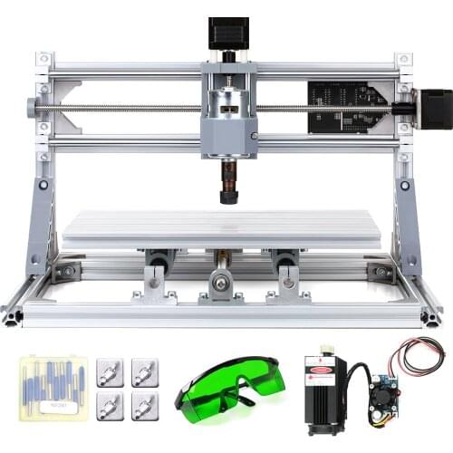 CNC3018 5500mW laser engraver DIY CNC Router Kit 2-in-1 Mini Laser Engraving Machine GRBL Control 3 Axis Wood Carving Milling