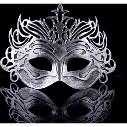 2021 Hot Fashion Princess Cosplay Party Mask Movie Ancient Roman Crown Mask Christmas Halloween Masquerade Adult Kids Party Gift