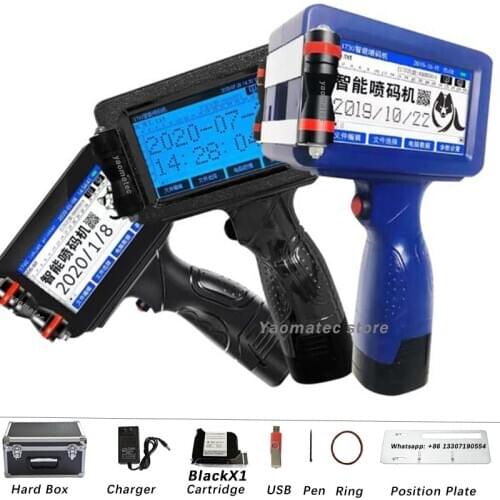 15 languages mobile portable hand jet handheld thermal inkjet printer