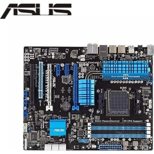For ASUS M5A97 EVO R2.0 Motherboard Socket AM3+ DDR3 32GB For AMD 970 FX Original Desktop Mainboard SATA III Used Mainboard