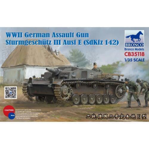 Bronco CB35118 1/35 WWII German Assault Gun Sturmgeschutz SdKfz 142 III Ausf E