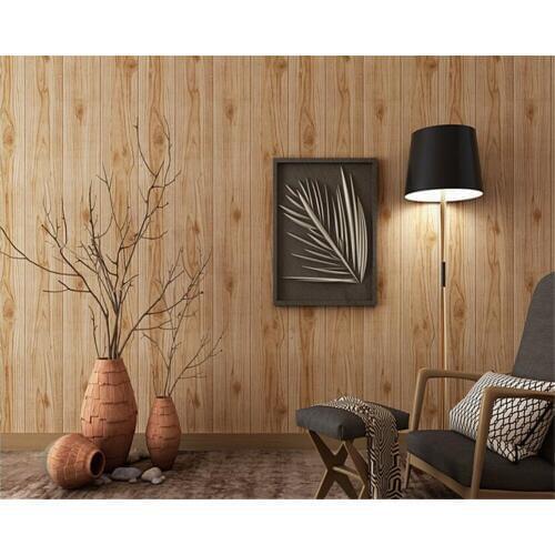 Beibehang Retro nostalgic 3D imitation wood grain wallpaper Chinese restaurant box teahouse background papel de parede wallpaper