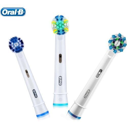Genuine Oral B Electric Toothbrush Heads EB20 Precision Clean EB25 Floss Action EB50 Cross Action Deep Cleaning Brush Heads
