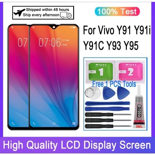 6.35" inch Original LCD For Vivo Y91 Y91i Y91c Y93 Y93s Y93st Y95 Display Touch Screen Digitizer Assembly Replacement