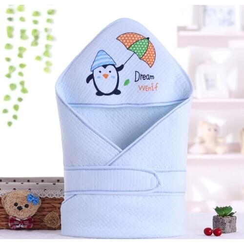 90*90cm Baby Newborn Swaddle Wrap Knit Envelope Newborn Sleeping Bag Baby Warm Swaddling Blanket Infant Stroller Sleep Towel