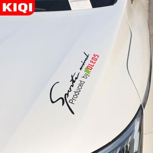 Popular Racing Auto Reflective Vinyl Graphic Decal Letter Personality Stickers for Renault Koleos Samsung QM6 2016 - 2020