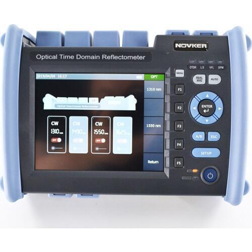 OTDR NK6000 Original 1310/1550nm 35/33dB Multi-Function Optical Time domain Reflectpmeter 5mw touch screen
