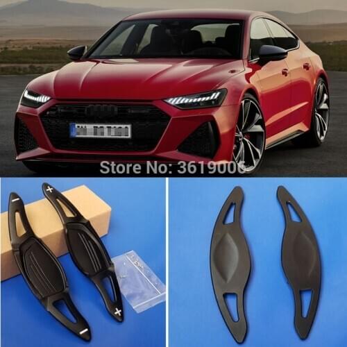 2cps Car Steering Wheel DSG Shift Paddle Shifter Extension For Audi RS7 2020 car styling