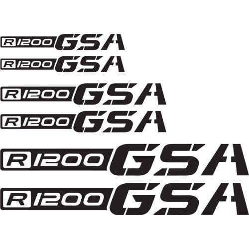 GSA Adventure Motorcycle Reflective Decal Kit "R1200 GSA"