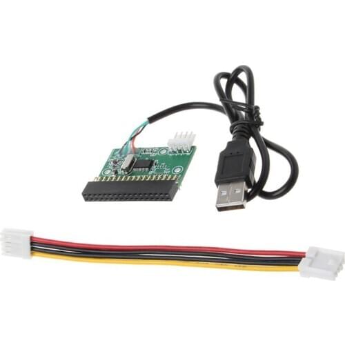 1.44MB 3.5\" USB Cable Adapter To 34Pin Floppy Drive Connector U Disk To Floppy Disk PCB Board Dropship