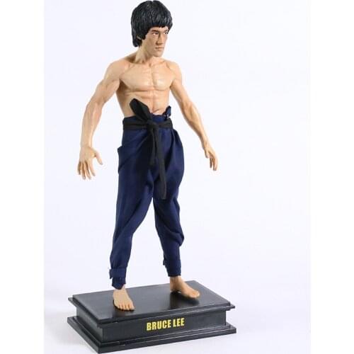 X-H CHINA Bruce Lee Bruce Lee Jeet Kune Do 1/6 Scale Action Figure Collection Model Toy (two heads)