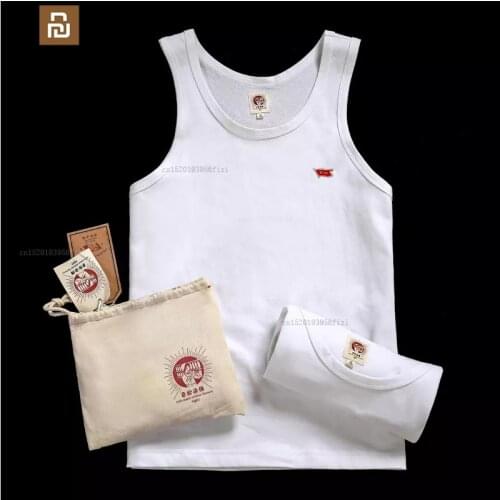 Xiaomi 5 seconds submersible speed suction vest summer cool vest 100% mens sports vest high quality youpin clothes