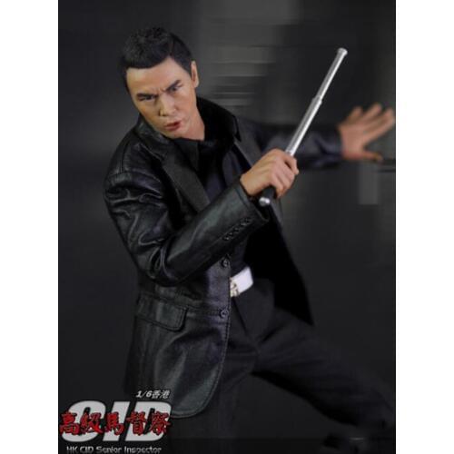 1/6 Scale Hongkong Donnie Yen HK CID Senior Inspector Action Figure Set Asia Sculpt Model 12' Full Set Action Figure Dolls Toys