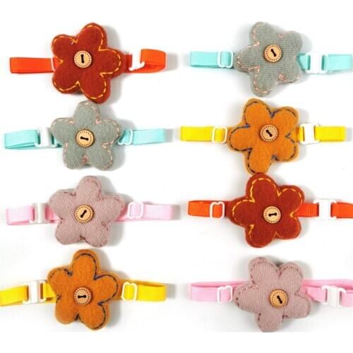 50/100pcs Cute Dog Bow Tie Star Shape Pet Supplies Dog Accessories Small Dogs Cat Bowties Neckteis Dogs Holiday Product