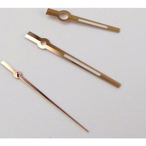 Silver/Rose Gold Automatic Watch Hand Needles for NH35A NH36A 7S26 Movement Green Luminous