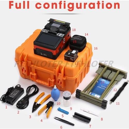 A-81S FTTH Automatic Fusion Splicer Machine Fiber Optic Fusion Splicer Fiber Optic Splicing Machine