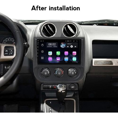 Tomostrong 2GB 32GB Android system car multimedia radio For JEEP Compass Patriot Radio 2009 2010 2011-2016 BT WIFI Car stereo