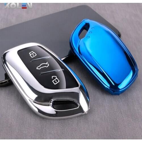 Colorful TPU Car Remote Smart Key Cover Case Holder Shell For MG ZS EV MG6 EZS HS EHS 2019 2020 For Roewe RX5 i6 i5 RX3 RX8 ERX5