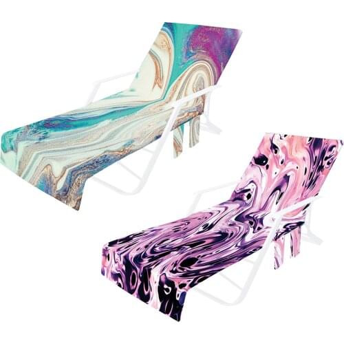 Beach Chair Cover Portable Soft Lightweight Lounge Chair Towel Party Banquet Dining Office Spandex Wedding Chair Cover