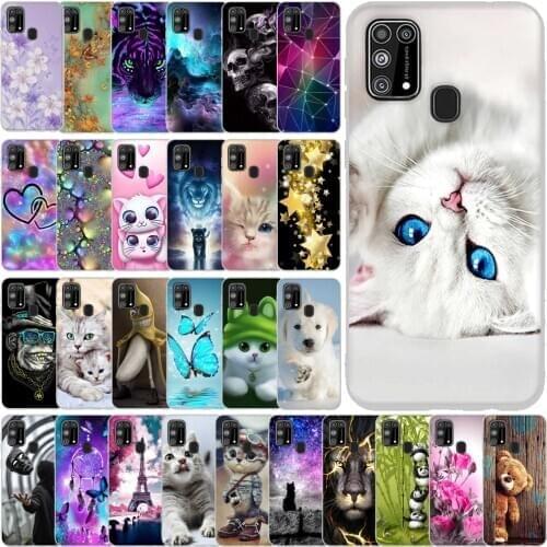 Case For Samsung Galaxy M31 Case Silicone Soft TPU Back Cover for Samsung Galaxy M31 M 31 M315F Phone Case Funda Coque Bumper