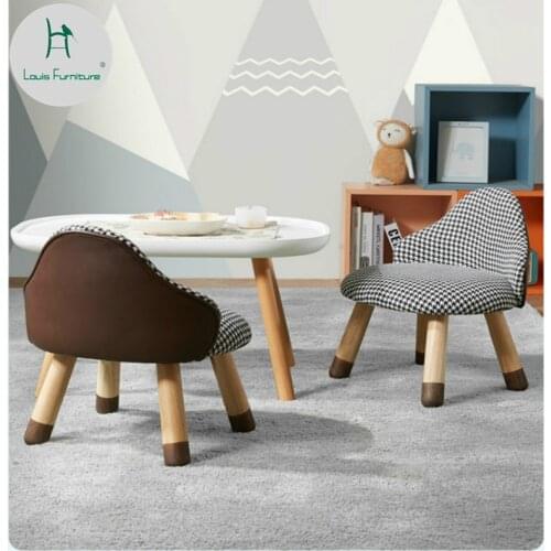 Louis Fashion Childrens Chair Cute Creative Living Room Bedroom Household Small Back
