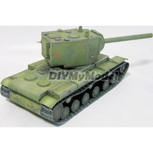 DIYMyModel Soviet Union kv-2 heavy tank paper model 1:35 DIY Handcraft Paper Model KIT Handmade Toy Puzzles Gift Movie props