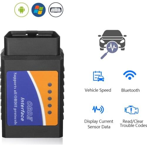 ELM327 V1.5 OBD2 Scanner PIC18F25K80 Bluetooth OBDII Car Diagnostic Scanner for Android IOS Automotive Code Reader Car Tools