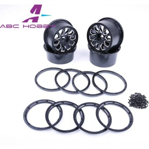 HPI RACING/KM HPI 5B 5T 5SC LOSI TDBX FS racing MCD 1/5 scale gas rc 5B Metal Alu. Hubs,beadlocks set