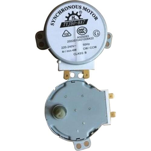 AC 220-240V 4W 6RPM 48mm Dia Micro Synchronous Motor For Warm Air Blower 50Hz CW/CCW TYJ50-8A7 Microwave Oven Tray Motor