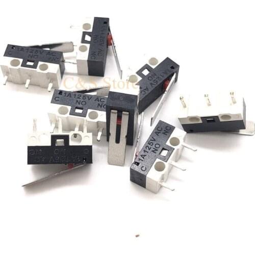 20pcs Micro Switch Push Button Switch 3 Pin 1A 125V AC 2A 125V Mini Light Touch Switch